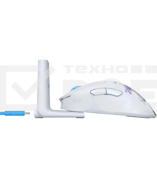 Мышь беспроводная A4Tech Bloody R73 Ultra Duo белый/рисунок оптическая 20000dpi беспров. USB/USB-C 7but (R73 ULTRA DUO NYX MIRAGE)