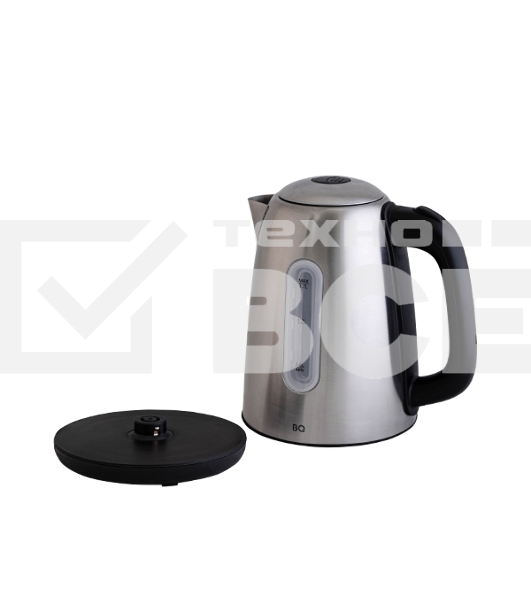 Чайник электрический BQ KT1822SW черный/стальной, 2200 Вт, 1.7 л