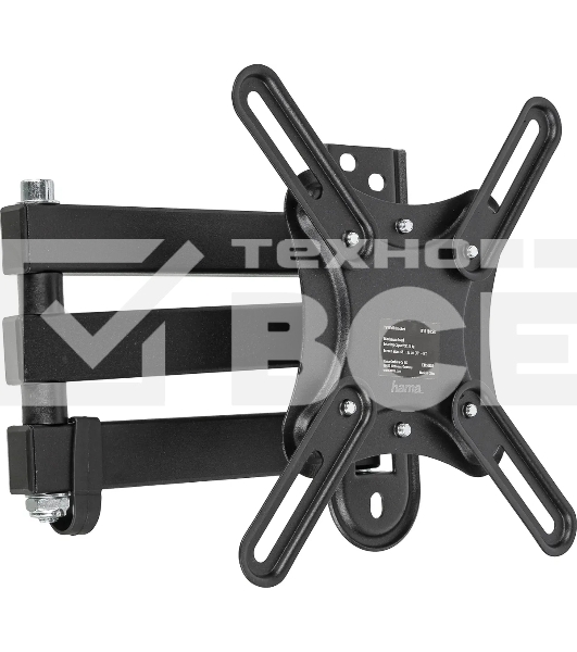 Кронштейн для телевизора Hama R1 118154 черный, 19'-48' макс. 25 кг, настенный, поворот и наклон