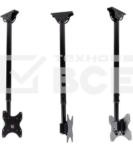 Кронштейн для телевизора Arm Media LCD-1600 черный, 15'-48' макс. 55 кг, потолочный, наклон