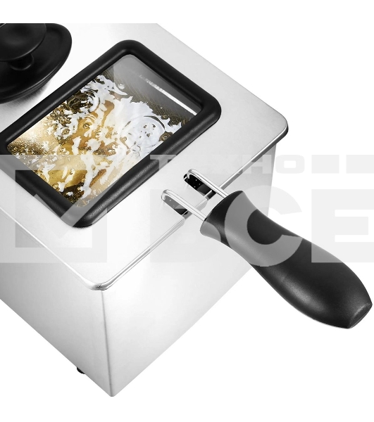 Фритюрница Kitfort КТ-2023 2180Вт черный/серебристый