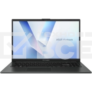 Ноутбук ASUS E1504TA-BQ082/15.6'/IPS/Intel N150/8Gb/256Gb/Intel UHD Graphics/noOS/черный/1.47kg