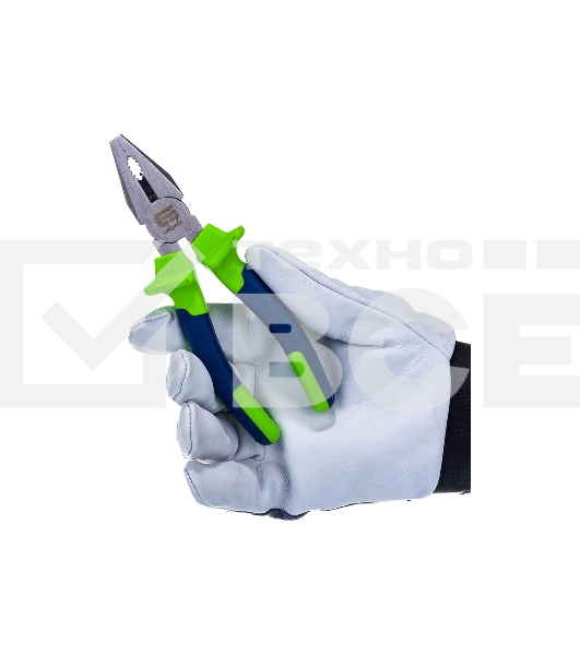 Плоскогубцы Сибртех 17051 комбинированные, 180 мм, двухкомпонентные рукоятки