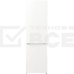 Холодильник Gorenje NRK6201EW4 белый двухкамерный 235/96 л морозилка снизу, No Frost, фото 1