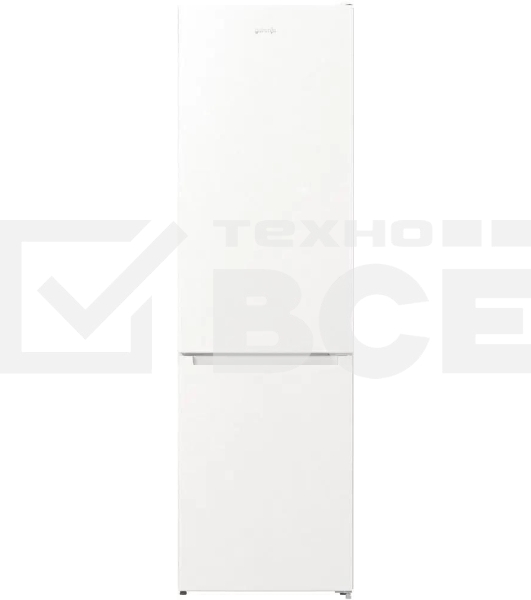 Холодильник Gorenje NRK6201EW4 белый двухкамерный 235/96 л морозилка снизу, No Frost
