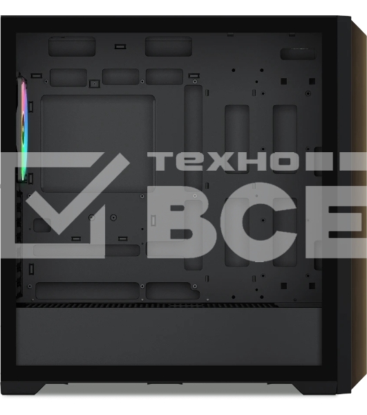 Корпус SAMA Z60, Midi-Tower, чёрный, 4 x 140 мм