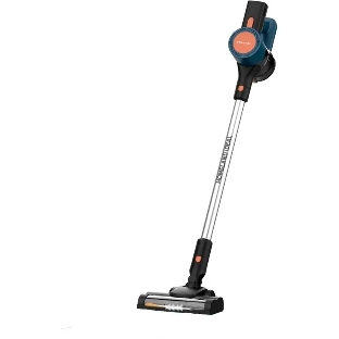 Пылесос вертикальный Taurus Homeland Ideal черный/синий, питание от аккумулятора, 150 Вт, уборка сухая, пылесборник 0.5 л