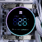 Система жидкостного охлаждения Thermalright Frozen Magic 360 Digital V2 ARGb Soc-AM5/AM4/1200/1700/1851 белый 4-pin 28dB Al LCD Ret (F-MAGIC-360-DIGITAL-WH-ARGb-V2), фото3