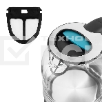 Чайник электрический Kitfort КТ-654-1 1.7л. 2200Вт голубой (корпус: стекло), фото3