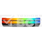 Оперативная память Kingston Fury Renegade, DDR4, 32GB (2x16GB), 3600MHz, CL16, с радиатором, RGB, серебристый/черный, фото3