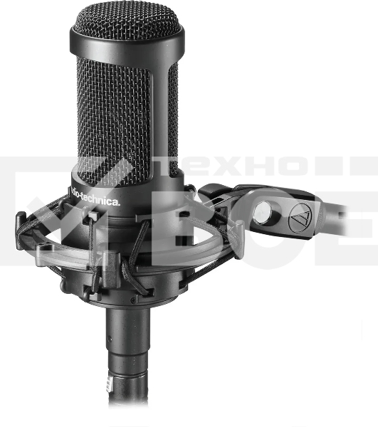 Микрофон проводной Audio-Technica AT2035 черный/черный
