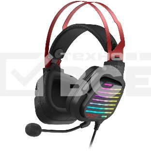 Наушники с микрофоном A4Tech Bloody G560 черный/красный 2м мониторные оголовье (G560 SPORTS RED)