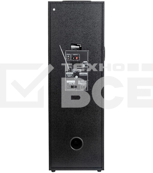 Минисистема Supra SMB-2050, 180Вт, FM USB BT SD, черный