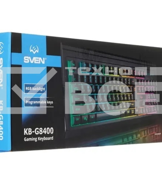 Клавиатура SVEN KB-G8400 проводная USB, черный