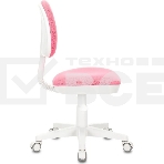 Кресло детское Бюрократ KD-3, на колесиках, ткань, розовый, фото3