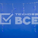 Бахрома светодиодная 1,8м 48 светодиодов Синий свет Провод прозрачный ULD-B1805-048/DTA BLUE IP20, фото2