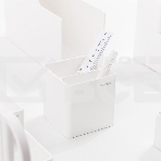 Подставка Deli ENS011WHITE Nusign 2отд. для письменных принадлежностей 84х84х86мм белый пластик, фото4