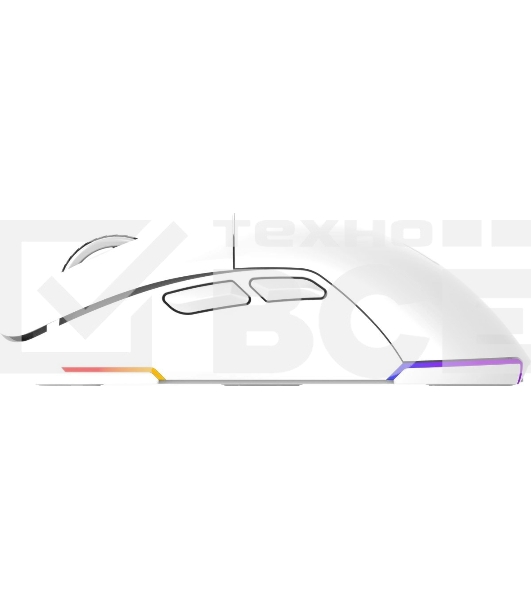 Мышь беспроводная Oklick 900GMW белый, 26000 dpi, радиоканал, Bluetooth, USB, кнопки - 6