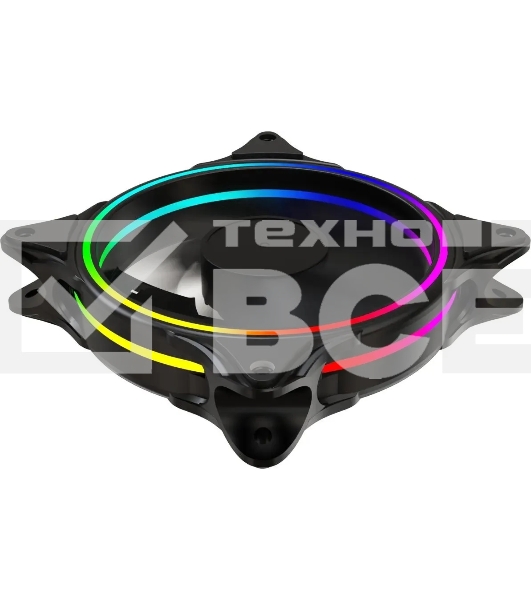 Вентилятор для корпуса Bloody BD-CF120ARGB3 ARGB черный, 120 мм, 1600 об/мин, 26 дБ, 4 pin