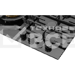 Газовая панель Weissgauff HGG 6441 BG Brass независимая, черный, фото6