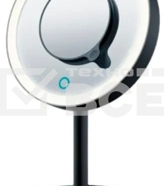 Зеркало косметическое Beurer BS45 Limited Edition круглое, 17.5 см настольное, черный