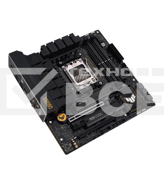 Материнская плата ASUS TUF GAMING B650M-PLUS WIFI, AM5, AMD B650, 4xDDR5, 4xSATA, 2xM.2, 1xPCIe 4.0 x16, 1xPCIe 4.0 x4, 1xDP, 1xHDMI, 1x 2.5Gb LAN, 4xUSB-A 3.2 Gen 2, 1xUSB-A 3.2 Gen 1, 1xUSB-C 3.2 Gen 2x2, 5x3.5 мм, 7.1, mATX
