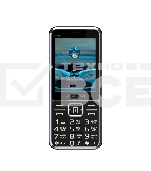 Мобильный телефон Maxvi P21i черный