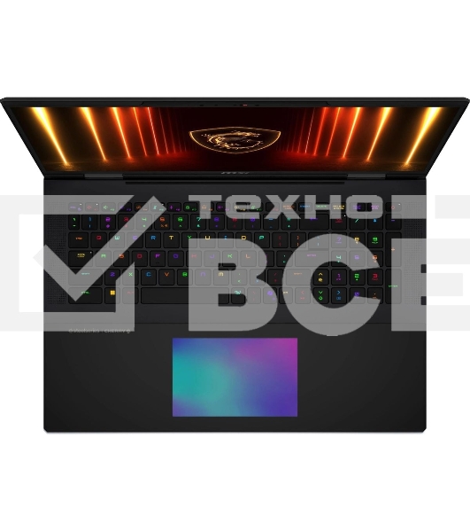 Ноутбук MSI Titan 18 HX AI A2XWJG-206RU черный Core Ultra 9 285HX 64Gb SSD4Tb NVIDIA GeForce RTX 5090 для ноутбуков 24Gb 18