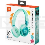 Наушники беспроводные детские JBL JR320BT зеленый, фото6