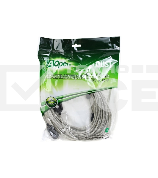 Кабель удлинитель Aopen активный ACU823-15M, USB2.0-repeater AM/AF 15м