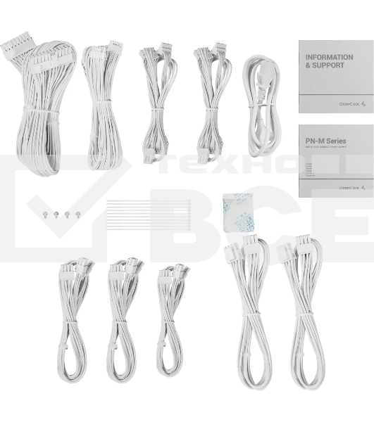 Блок питания Deepcool/GamerStorm PN850M, 850Вт, 80 PLUS Gold, 120мм, белый