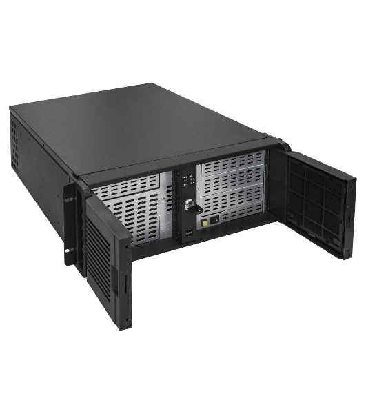 Серверный корпус ExeGate EX293246RUS Pro 4U480-15/4U4132 (RM 19', высота 4U, глубина 480, БП 1100RADS, USB)