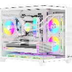 Компьютерный корпус AeroCool/Formula Crystal Z9ML Floe белый без БП mATX 4x120мм 2xUSB 3.0 1xUSB3.1 audio bott PSU, фото 1