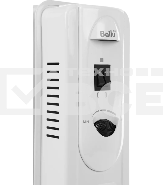 Обогреватель масляный Ballu Comfort BOH/CM-05WDN 1000 (5 секций) белый, 1000 Вт, 15 м2, термостат
