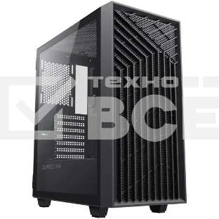 Компьютерный корпус Zircon Tropez BK без БП (Midi Tower,ATX,Черн,1хUSB 3.0,1хUSB 2.0)