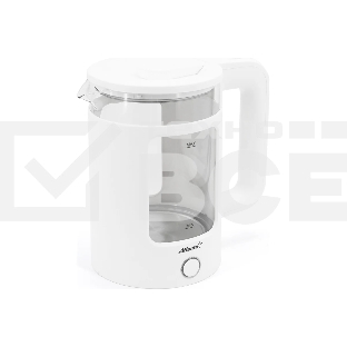 Чайник электрический стеклянный Atlanta ATH-2474 белый