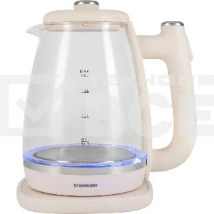 Чайник электрический Starwind SKG4042 1.8л. 1800Вт слоновая кость корпус: стекло