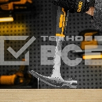 Молоток-гвоздодер Denzel 560 г, цельнометаллический, двухкомпонентная рукоятка, фото6