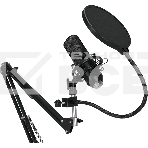 Микрофон проводной Оклик SM-600G 2.5м черный, фото4