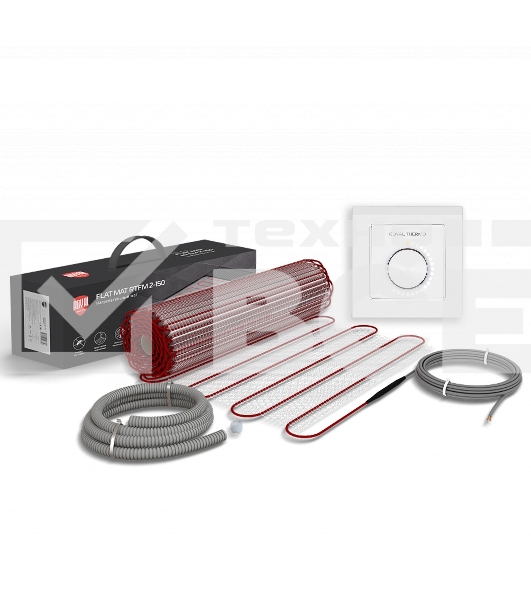 Мат нагревательный Royal Thermo Flat Mat RTFM 2-150-1 (комплект с терморегулятором RTO-16)