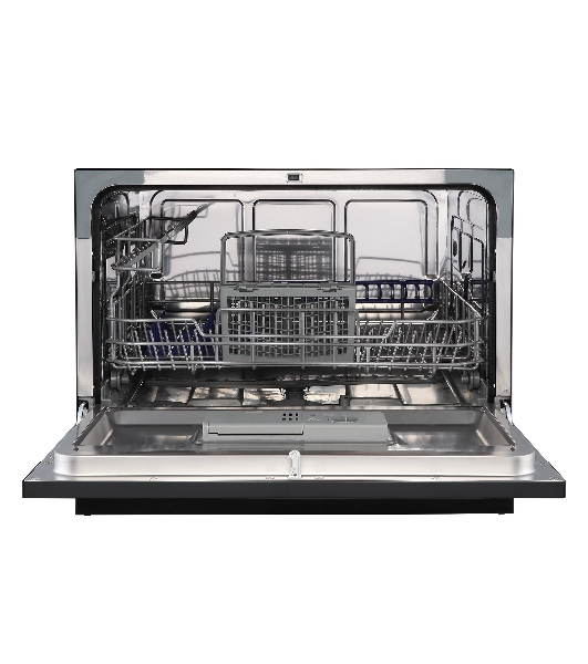 Посудомоечная машина Бирюса DWC-506/7 B, черный, 55см, 6 компл., 49 дБ, класс A+