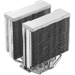 Кулер для процессора DEEPCOOL AG620 G2 WH LGA1954/1851/1700/AM5/AM4 (9шт/кор, TDP 270W, PWM, DUAL Black Fan 120mm, 6 тепл. трубок, белый) RET, фото4