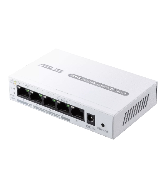 Коммутатор ASUS ExpertWiFi EBP15, 5×1 Гбит/с (4×PoE+), настраиваемый