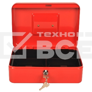 Ящик для денег Cactus CS-CB-003RD 90x250x180 красный