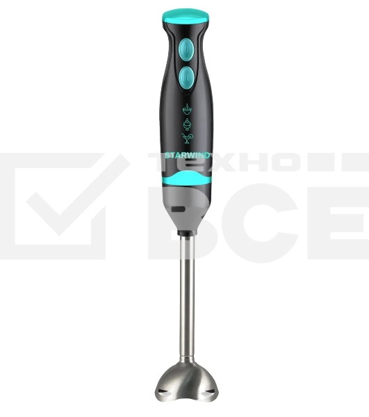 Блендер погружной Starwind SBP2322b 800Вт темно-серый/бирюзовый