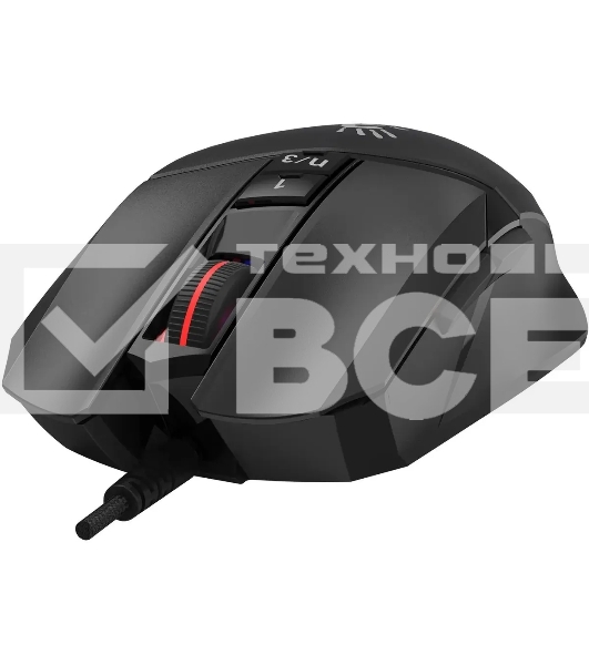 Мышь проводная A4Tech Bloody W65 Max Mini черный, 12000 dpi, USB, кнопки - 9