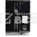 Микроволновая печь Hyundai HYM-D3009 нержавеющая сталь 23л 800Вт кнопки, поворотный механизм, фото5