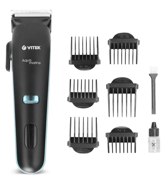 Машинка для стрижки Vitek Aquamarine VT-1353 разноцветный