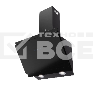 Вытяжка наклонная LEX FURIA 600 BLACK сенсорное управление