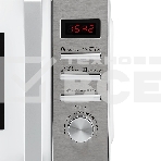 Микроволновая печь Krona QUANTUM 44 WH/IX нержавеющая сталь/белый, 20 л, 800 Вт, переключатели - кнопки/поворотный механизм, фото4